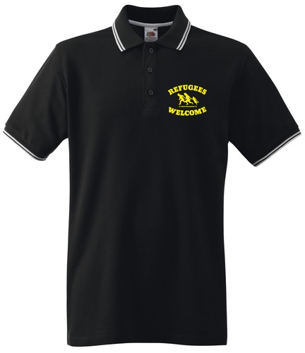 Refugees welcome tipped - refugees, polo