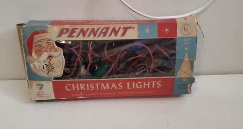 Vintage christmas lights bulbs - vintage,
