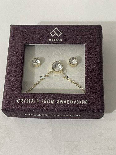 Aura necklace and earrings set - earrings,