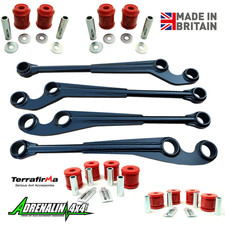 Land Rover Discovery 2 Front Rear 6 degree Castor Corrected Radius Arms + Bushes