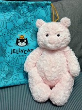Jellycat Leola Bear Pink Bear Plush Toy Large Small Teddy Bear Dolls Great Gifts