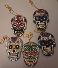 Sparkly Halloween Themed Keyrings/ Bag Charms