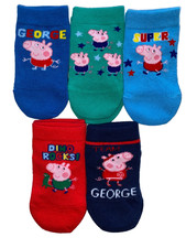 new 5prs baby boys George pig