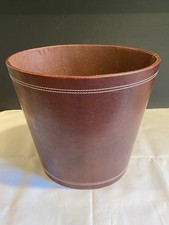 Brown Faux Leather Oval Office