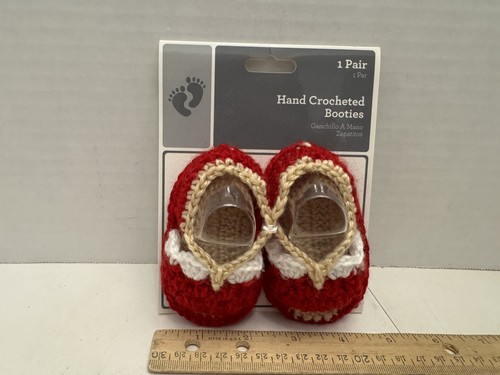 Hand crocheted booties 0 9 - hand, 0-9