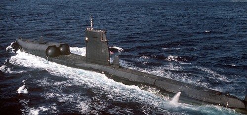 Submarine american flag - submarine,