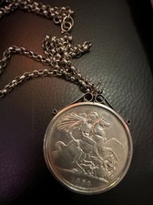 1890 Victoria Silver Crown In