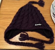 Eisbär Ski / Snowboard Hat / Dark Purple With Ear flaps (Aviator Style)