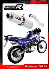 XT 600 Exhaust ROUND Dominator Racing silencer 1996 1997 1998 1999 2000 2001
