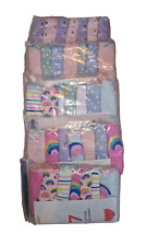 Ex M & S Girls Knickers Pants Underwear 100 % Cotton  7 Pack 2-14 Years NEW