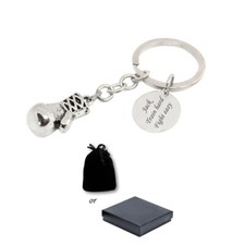 Personalised Boxing Glove Keyring. Engraved Gift for Boxing Lover. High Quality!