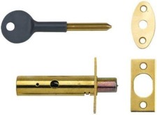 Yale P-M444-PB Door Security Bolt, Brass Finish, Standard Security, 1 Key