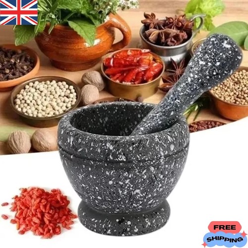 Large resin pestle and mortar - and,