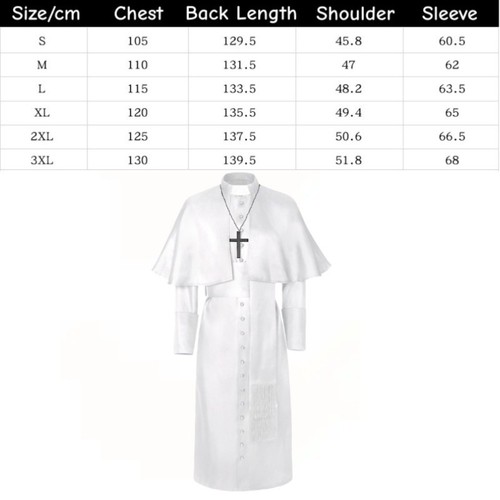 Men medieval cassock priest - medieval,