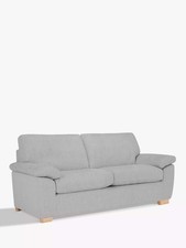 John Lewis Camden Large 3 Seater Sofa in Linen Storm Grey