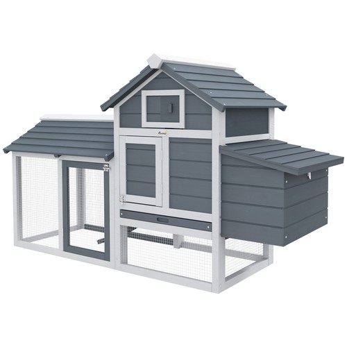59in wooden chicken coop - wooden,