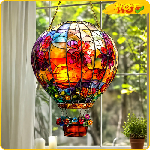 Hot air balloon hanging - hot,
