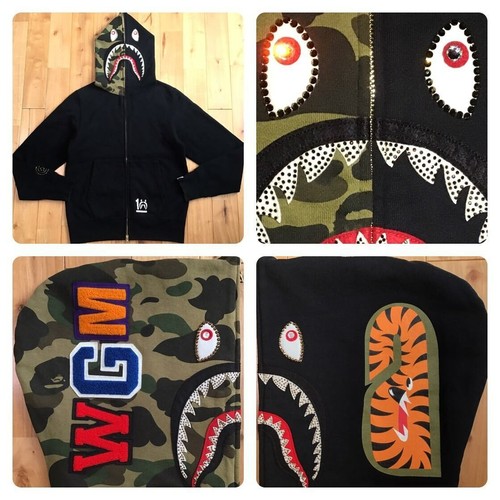 Bape 2014 swarovski shark full - bape,