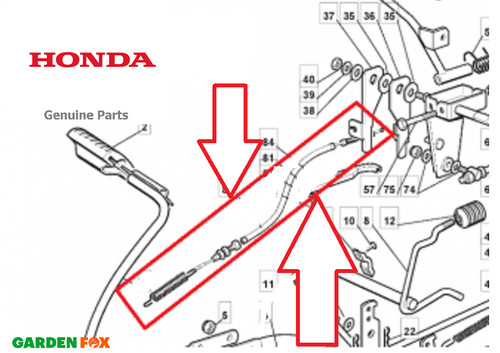 Genuine honda hf1211h - hf1211h, ride