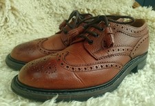 GORGEOUS JOSEPH CHEANEY x TOAST BROGUES LACE UP SHOE TAN LEATHER UK 5 SUPER COND