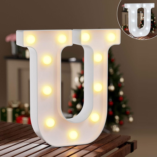 Led light marquee letters - led, up