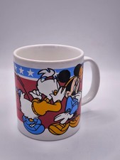 Vintage Disney Mug Mickey Mouse Donald Duck Pluto–Staffordshire Tableware 1990s
