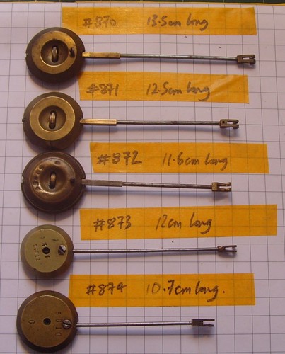 Choice clock pendulum - of,