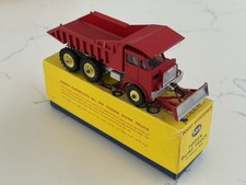 DINKY 959 FODEN DUMP TRUCK with Bulldozer Blade, PICTURE BOX, VN MINT, VNM BOX