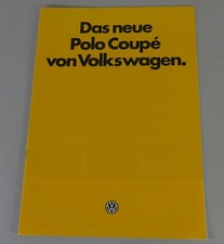 Brochure VW Polo II Type 86C