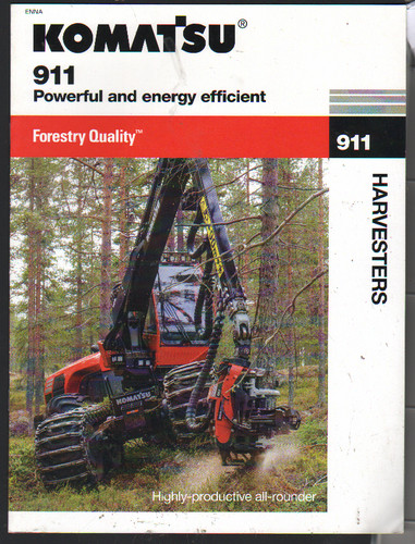 Komatsu 911 timber logging - "911",