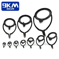 10Pcs Black Fishing Rod Guide