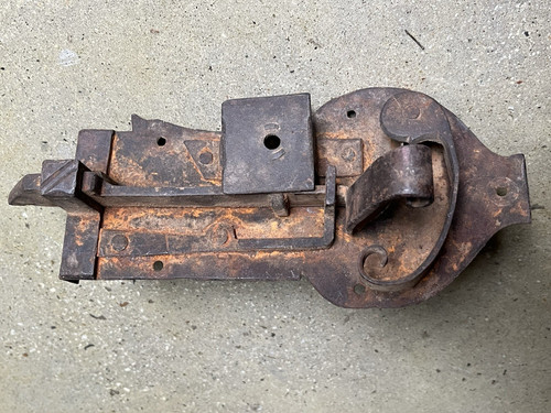 Large 1800 wrought iron - wrought,