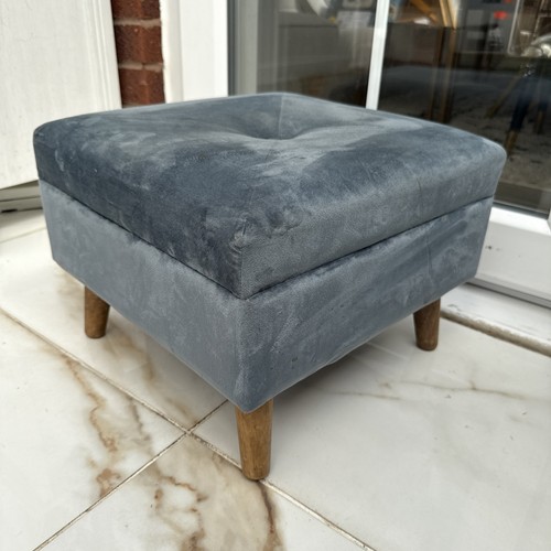 Blue footstool portable - footstool,