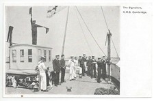 HMS CAMBRIDGE Training Ship Signallers PLYMOUTH Royal Navy PC