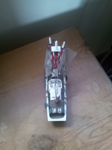 Model red trawler - trawler., inches
