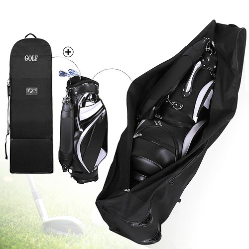 Black padded golf holiday - golf,