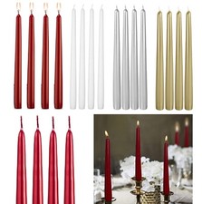4 x Tapered Candles Taper Wax