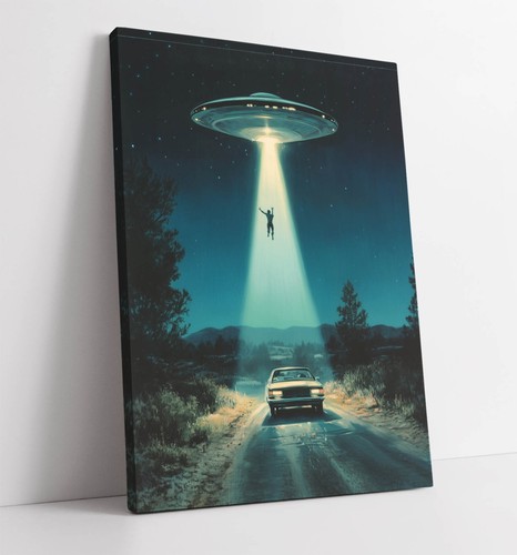Vintage ufo abduction - ufo,