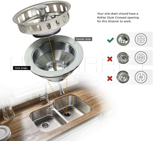 Kitchen sink basket strainer - kitchen,