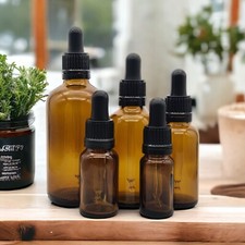 Brown Glass Bottles 10ml-100ml