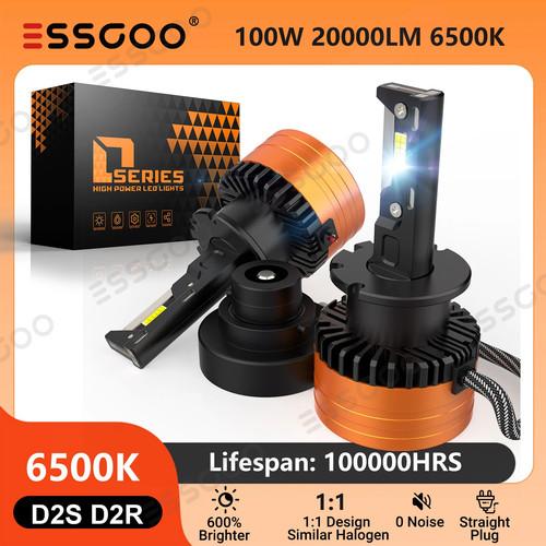 D2s 6500k 100w - 2x, led