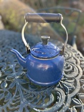 Vintage Le Creuset Blue 1.1L Small Kettle Patent Pending