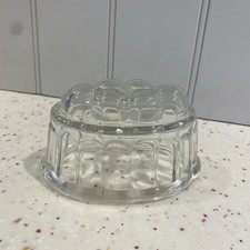 3 Vintage Pressed Heavy Clear