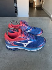 Mizuno Women's Wave Inspire 13, Malibu Blue/Pink UK5.5