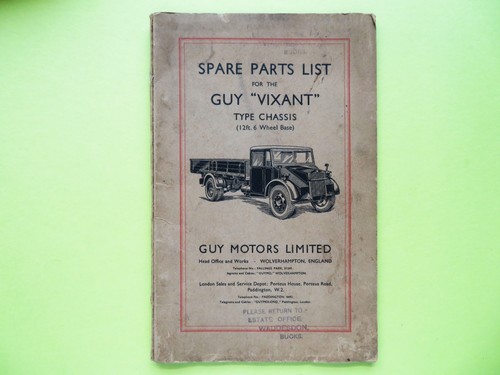 Guy motors vixant chassis - guy,