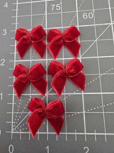 Mini velvet ribbon - ribbon, bows-pack