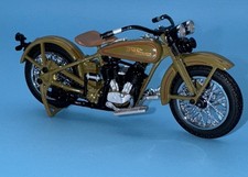 Rare - FRANKLIN MINT - 1929 HARLEY DAVIDSON SIDE VALVE V-TWIN 1:24 Scale