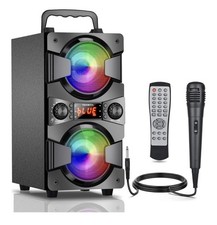 TENMIYA 60W Bluetooth Speaker Portable Wireless Loud Subwoofer Party FM + Mic