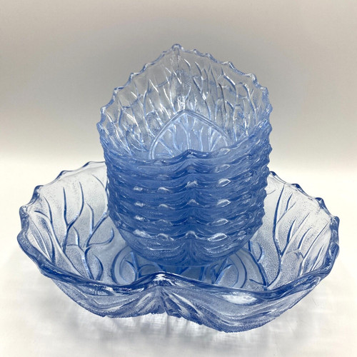 Vintage bagley blue - vintage, leaf