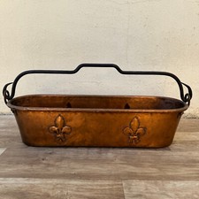 French Copper Fish Kettle